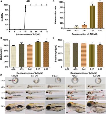 Involvement of Nrf2-HO-1/JNK-Erk Signaling Pathways in Aconitine-Induced Developmental Toxicity, Oxidative Stress, and ROS-Mitochondrial Apoptosis in Zebrafish Embryos